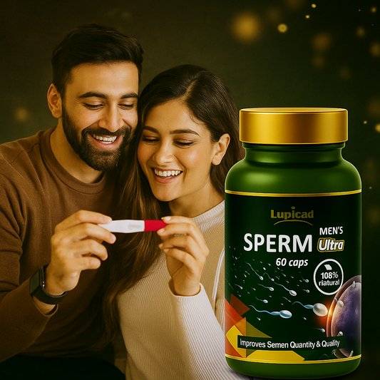 Sperm Ultra – Ayurvedic Supplement for Sperm Health & Male Vitality | 60 Capsules | Improves Sperm Count & Strength Naturally