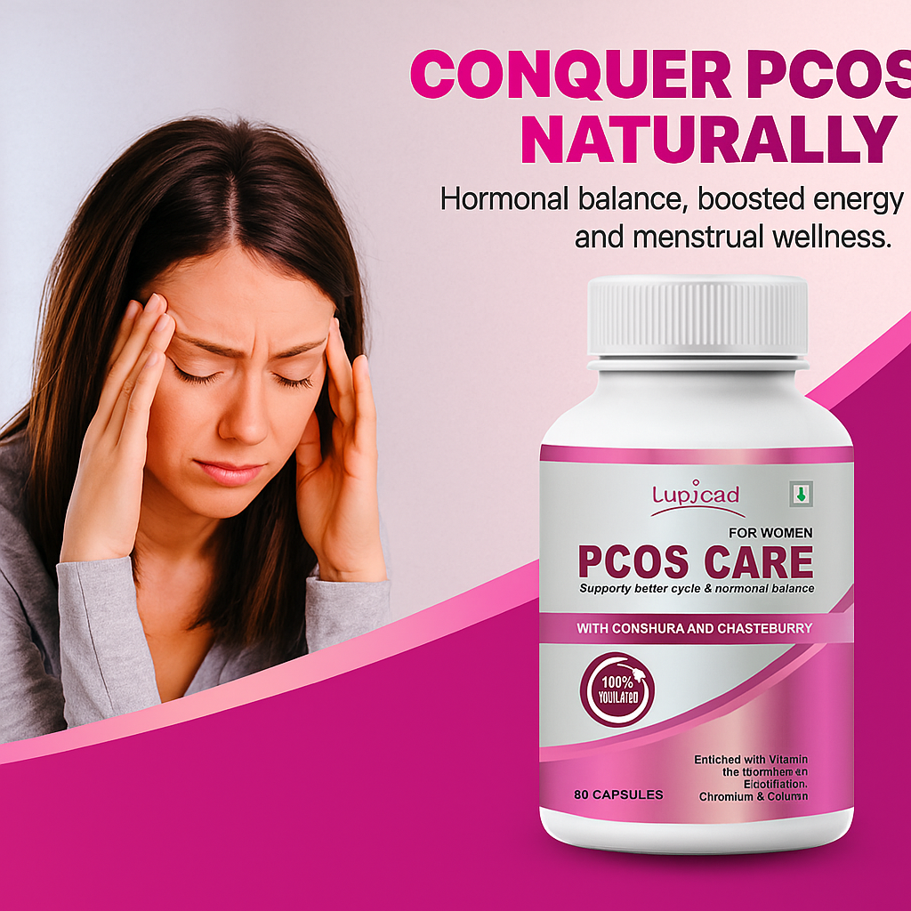 PCOS Care – Ayurvedic Supplement for Women’s Hormonal Balance & Wellness | 30 Capsules | Supports Menstrual Health & Energy
