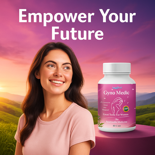 Gyno Medic – Ayurvedic Supplement for Women’s Reproductive Health | 30 Capsules | Supports Hormonal Balance & Menstrual Wellness