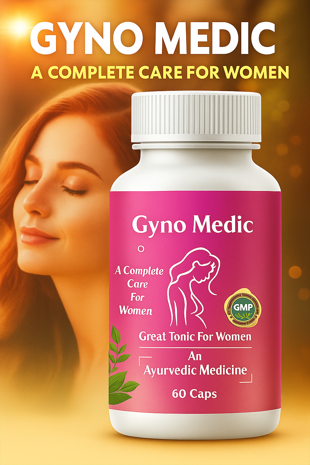 Gyno Medic – Ayurvedic Supplement for Women’s Reproductive Health | 30 Capsules | Supports Hormonal Balance & Menstrual Wellness