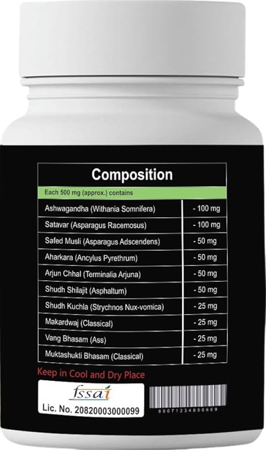 Sperm Ultra – Ayurvedic Supplement for Sperm Health & Male Vitality | 60 Capsules | Improves Sperm Count & Strength Naturally