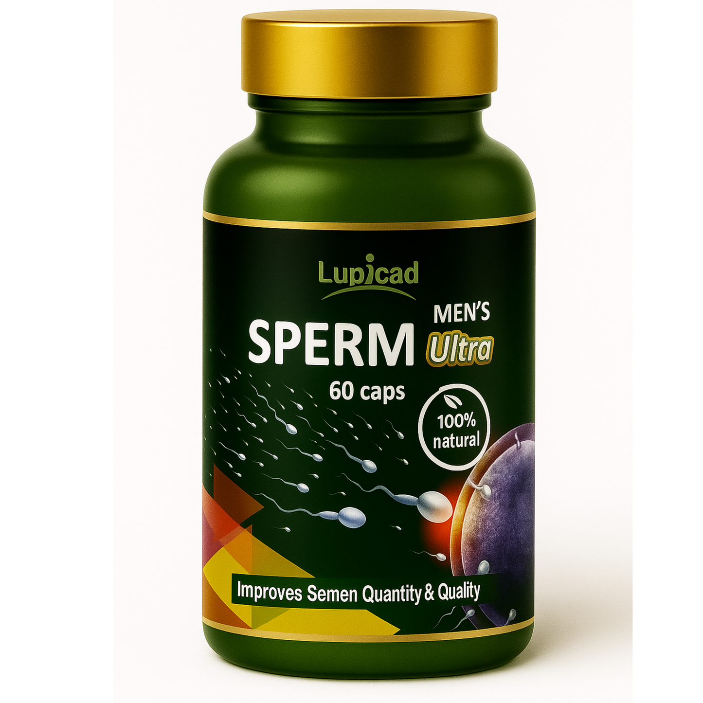 Sperm Ultra – Ayurvedic Supplement for Sperm Health & Male Vitality | 60 Capsules | Improves Sperm Count & Strength Naturally